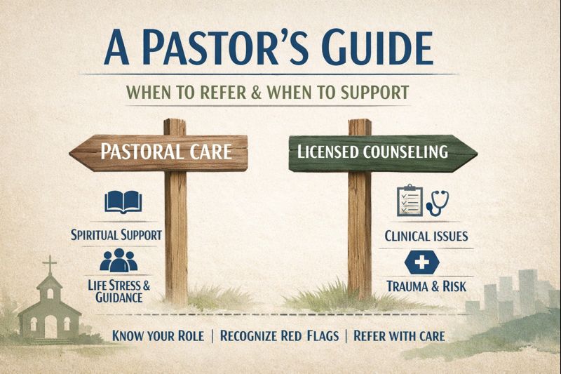 A guide for pastors to know when to refer.